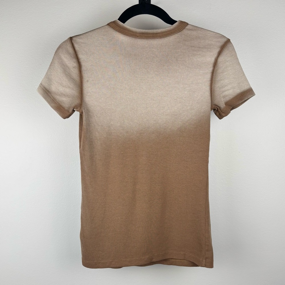 Cotton Citizen Verona Tee in Camel Cast - Picture 4 of 7